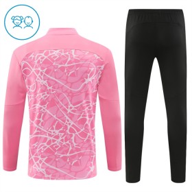 Manchester City Børn Trænings Sweatshirt Dragt 2024-25 Pink Kvart-Zip